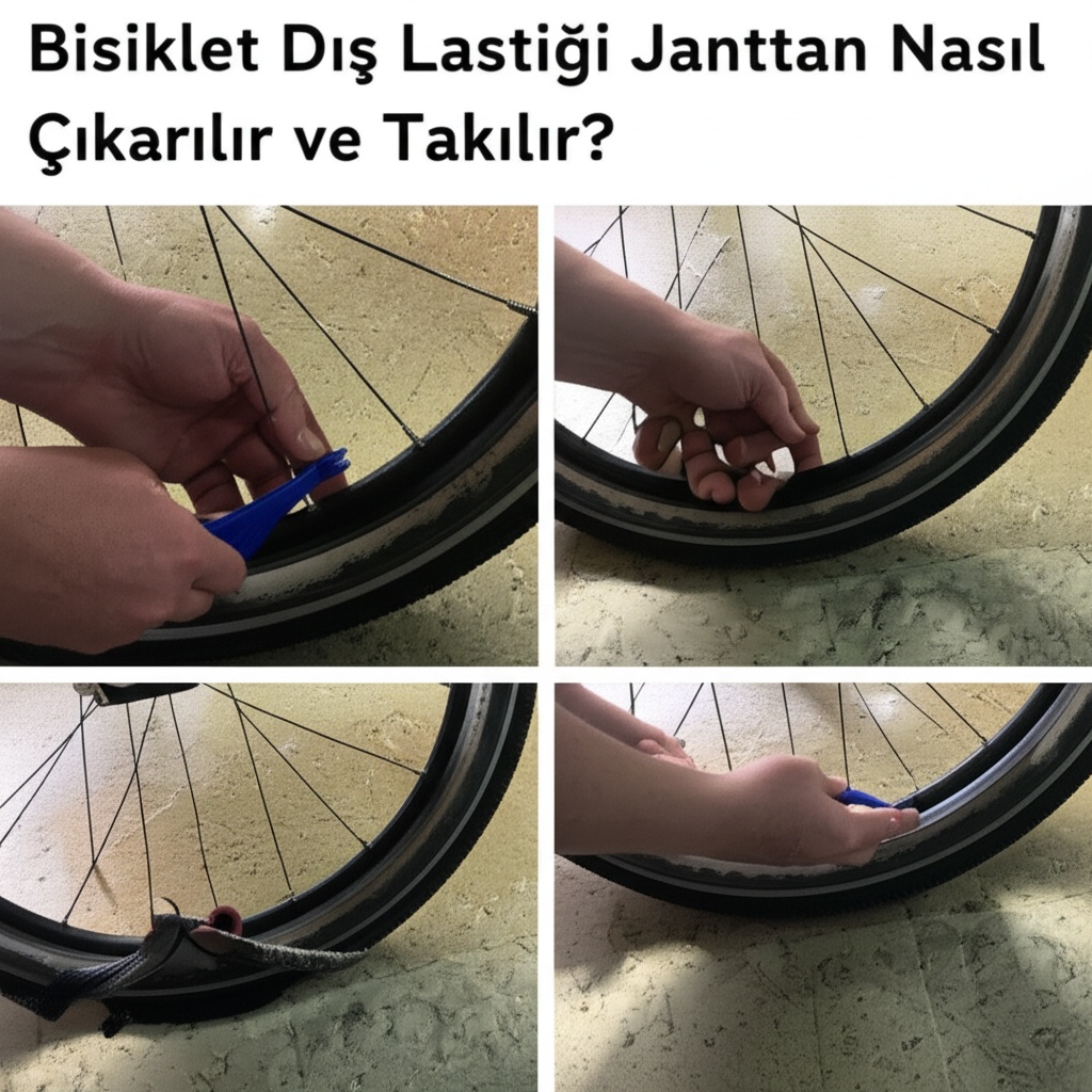Bisiklet Dış Lastiği Janttan Nasıl Çıkarılır ve Takılır?
