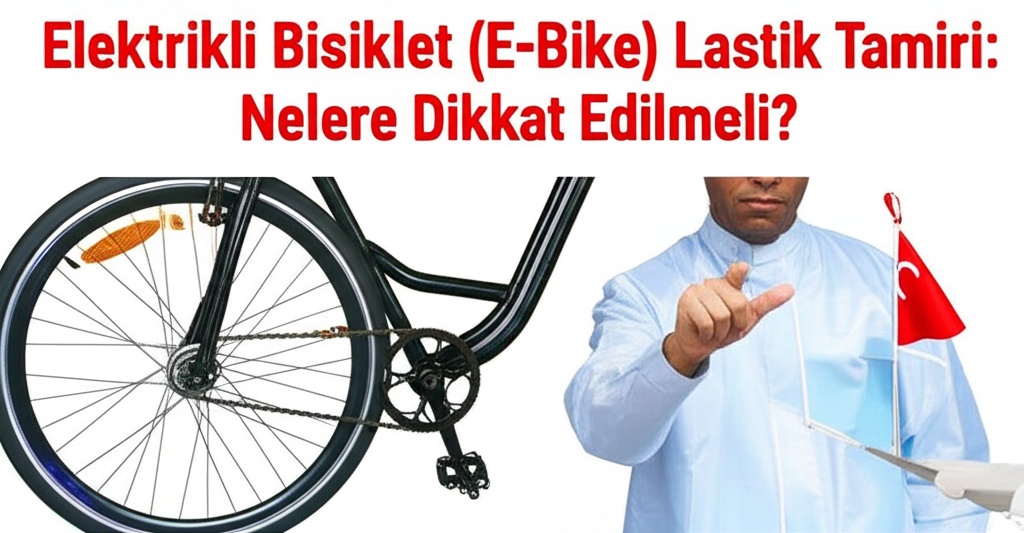 Elektrikli Bisiklet (E-Bike) Lastik Tamiri: Nelere Dikkat Edilmeli?